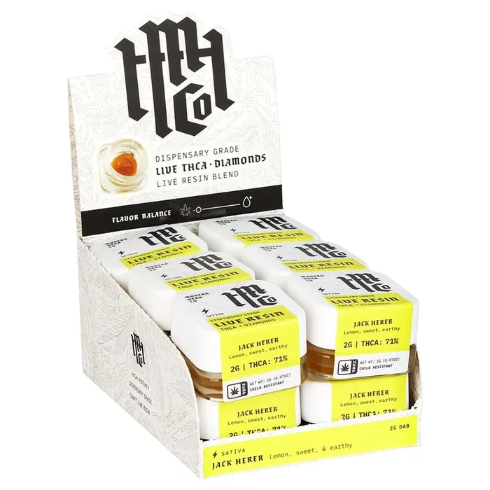 Modern Herb Co Dispensary Grade Live Resin THCA Dabs – 2g 12ct