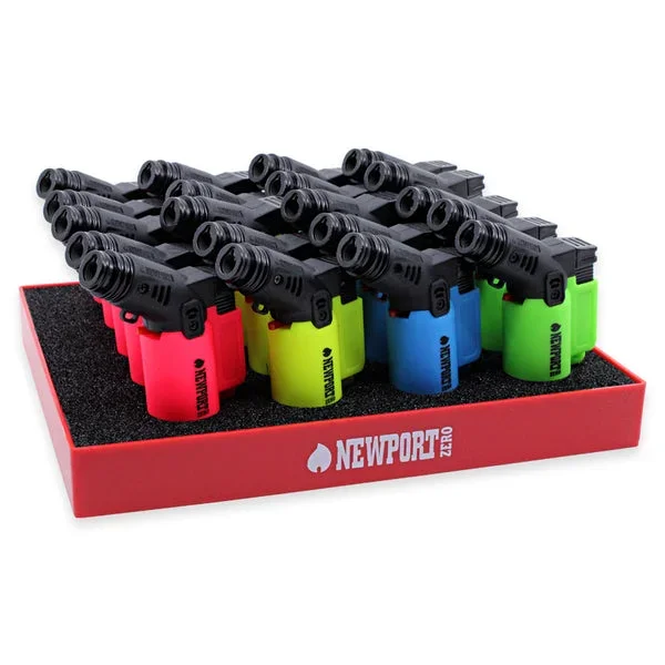 Newport Zero 3″ Rubber Finish Torch Lighter