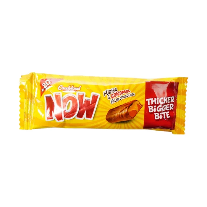 NOW FUDGE & CARAMEL CHOCOLATE 18 GM