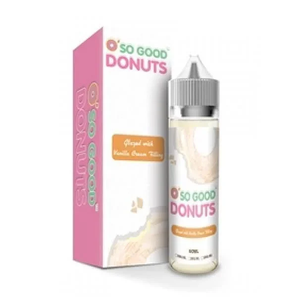 O’ So Good Glazed Donut with Vanilla Cream Filling Max VG E-Liquid 50ml Short fill