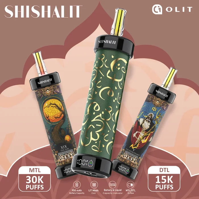 OLIT Shishalit 30K Disposable E-Hookah Device – 30000 Puffs