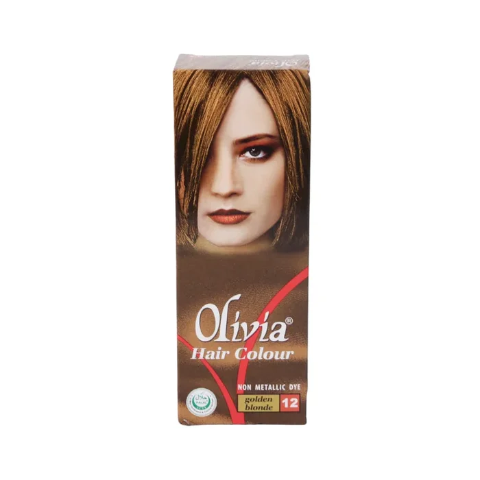 OLIVIA HAIR COLOR GOLDEN BLONDE 12 PC