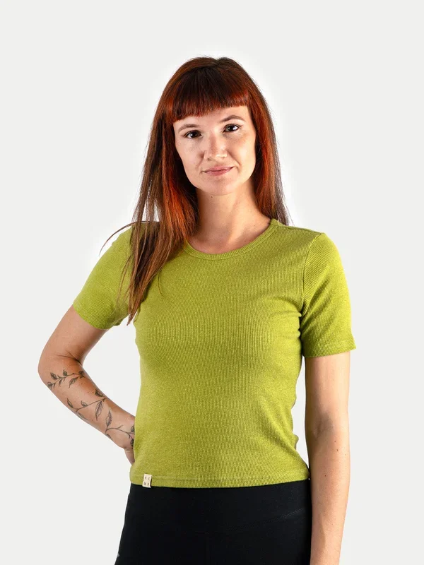 Organic Hemp Bamboo Ribbed Tee