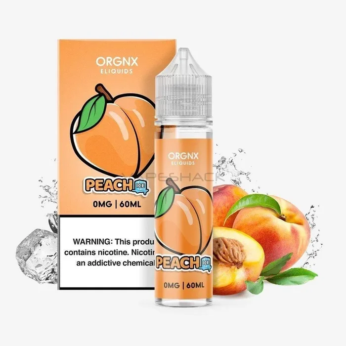 ORGNX E-Liquids – Peach Ice – 60ml