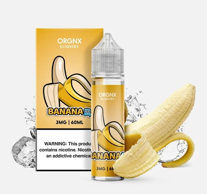 ORGNX ELIQUID – BANANA ICED – 60ML