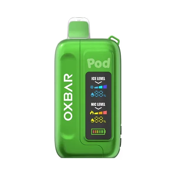 Oxbar Ice-Nic Control 35K – Green Apple Burst Disposable Vape