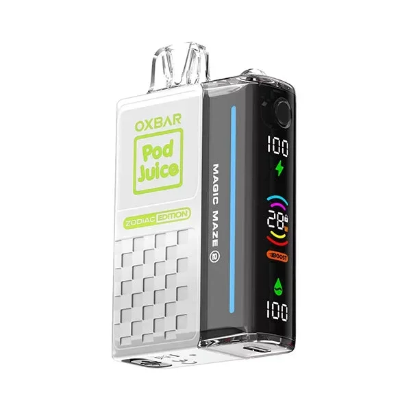 Oxbar Magic Maze 2.0 Pod Juice 30K – Clear Green Disposable Vape
