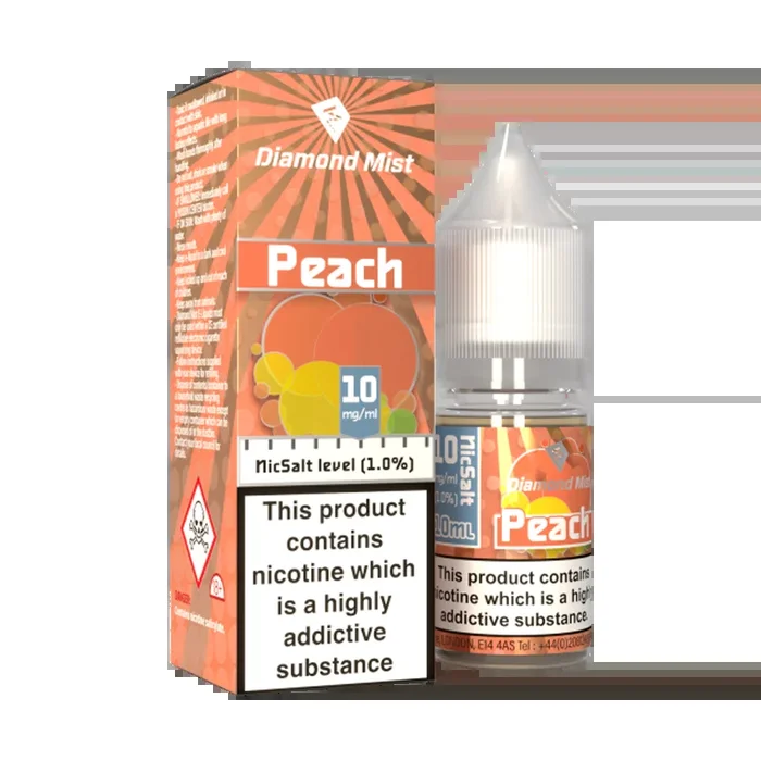 Peach 10ml E-Liquid By Diamond Mist