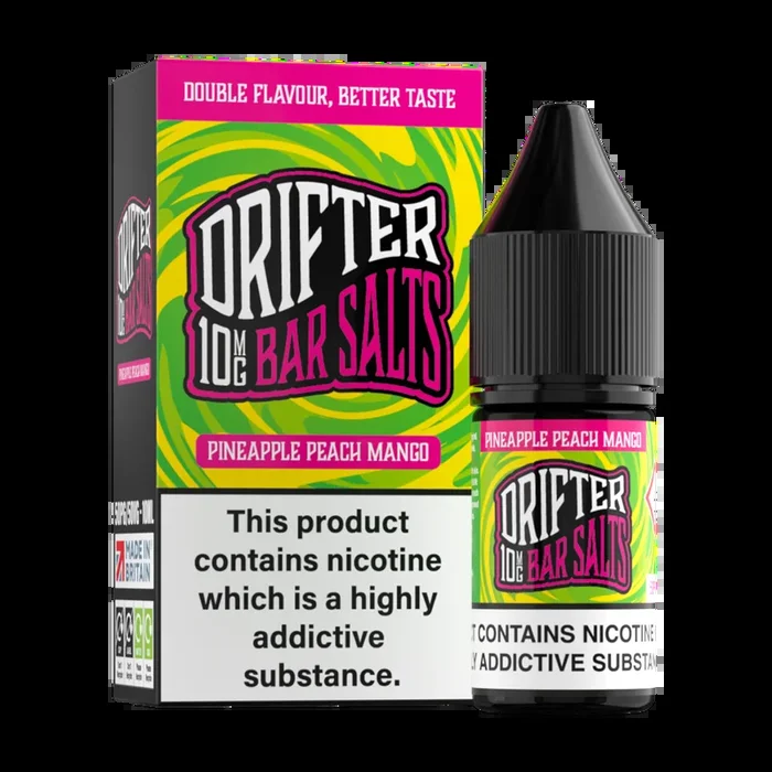 Pineapple Peach Mango Nic Salt by Drifter Bar Salts 10ml
