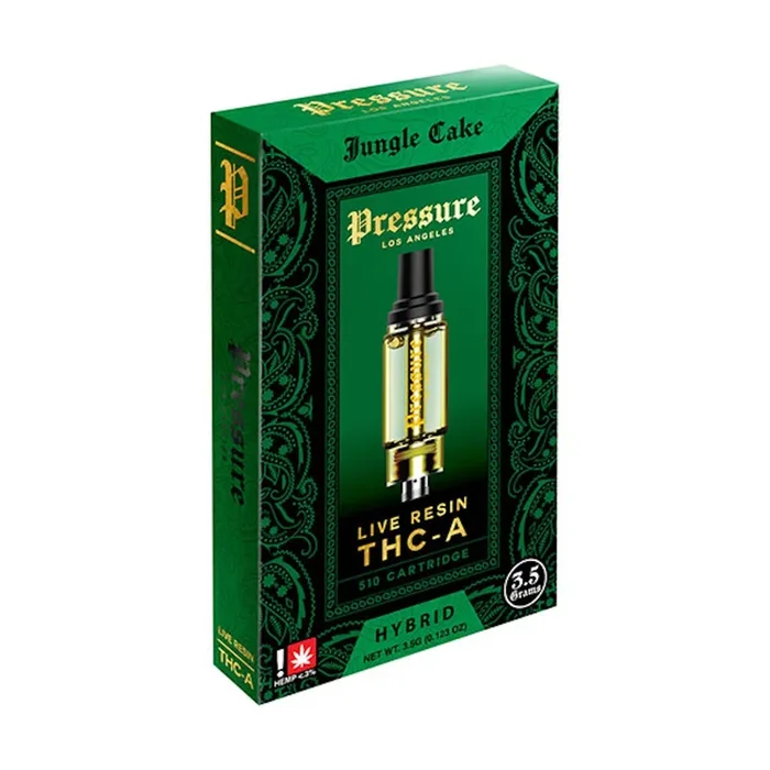 Pressure Live Resin Jungle Cake THC-A Cartridge – 3500mg