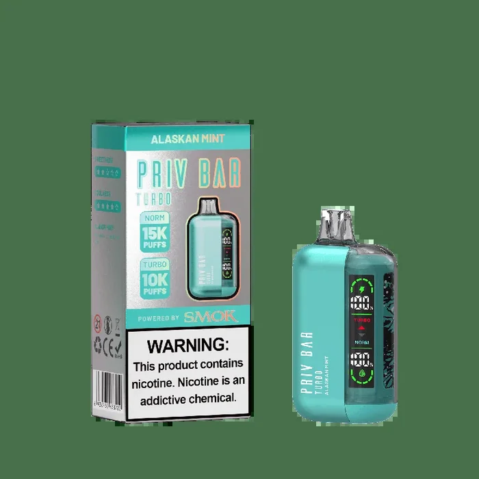 PRIV Bar Turbo by SMOK Disposable 16mL (5/Pack) – Clearance