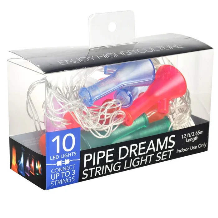 Pulsar Pipe Dreams Water Pipe LED String Light Set – 12ft