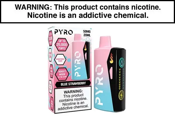 PYRO BOOST DISPOSABLE VAPE – 25000 PUFFS