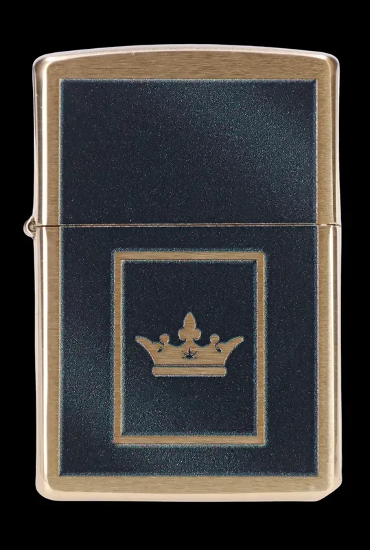 Queen of Bud Black Obsidian Flame of Dreams Zippo