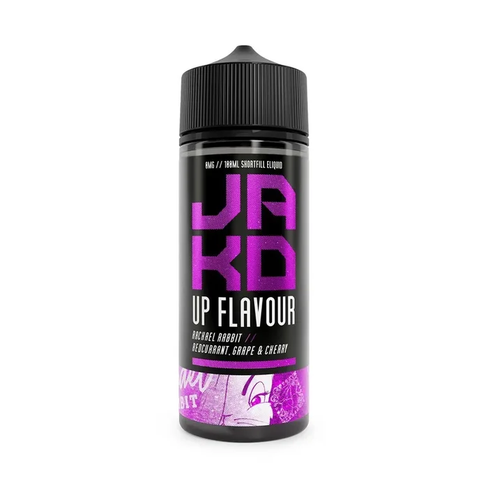 Rachel Rabbit Redcurrant, Grape and Cherry Shortfill by JAKD. – 100ml