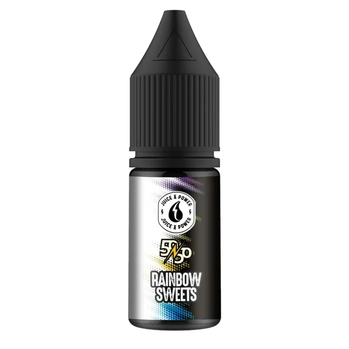 Rainbow Sweets 10ml 50/50 E-Liquid By Juice & Power