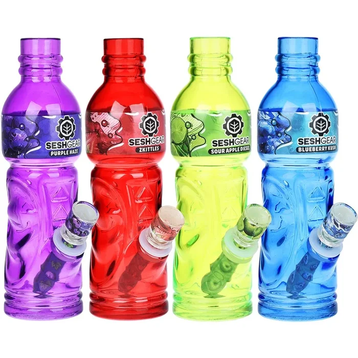SeshGear Terpade Beverage Bottle Glass Water Pipe | 9.5″