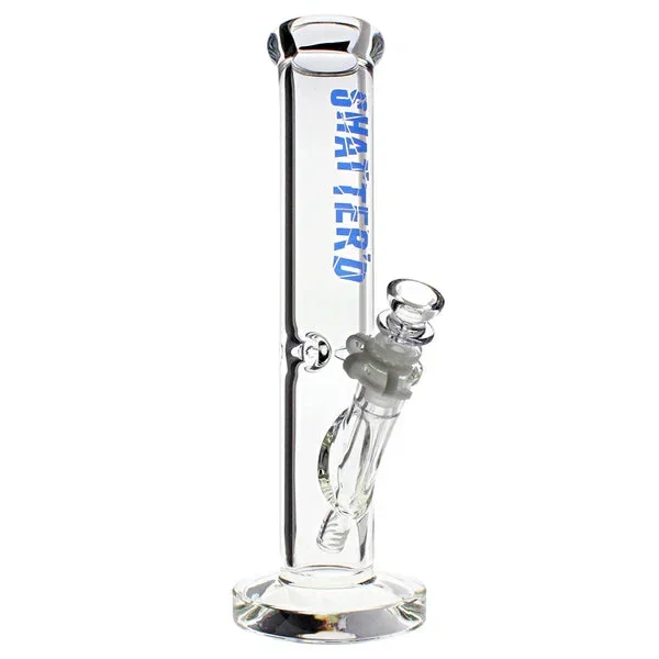Shatter’d Glassworks – 12″ Thick Straight Bong