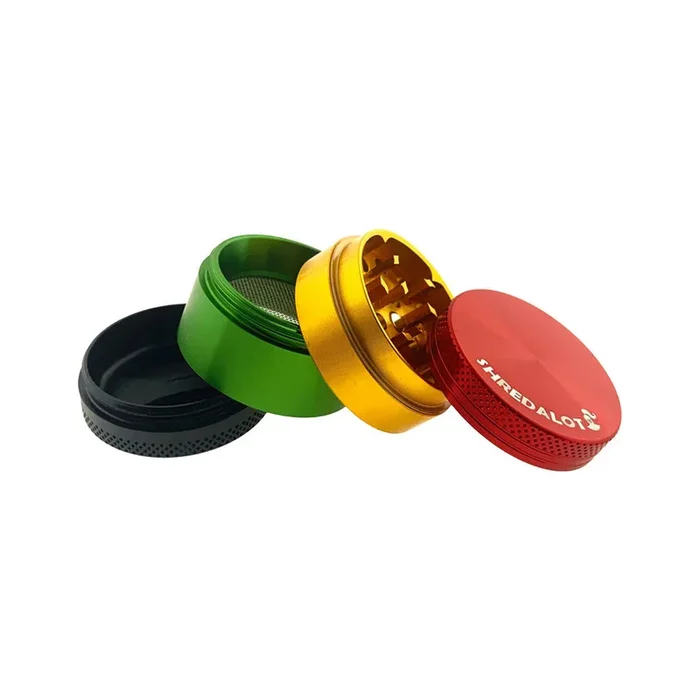 Sir Shredalot 4 Piece Metal Herb Grinder – 40mm