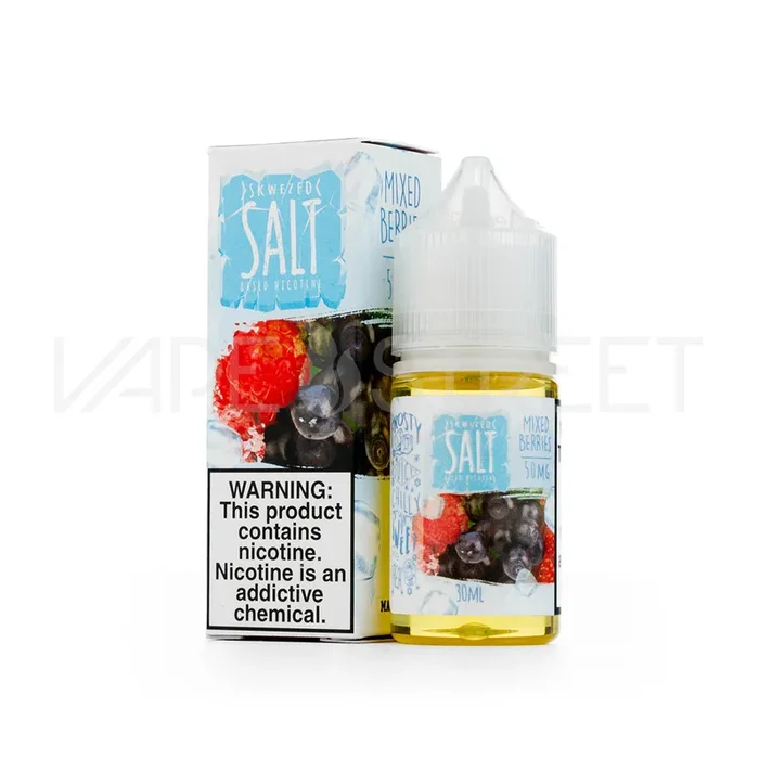 Skwezed Frozen Salt Blended Burst Mixed Berries Iced (30ml)