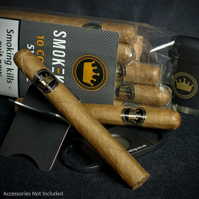 Smoke-King New World Nicaraguan Corona Cigars – Pack of 10
