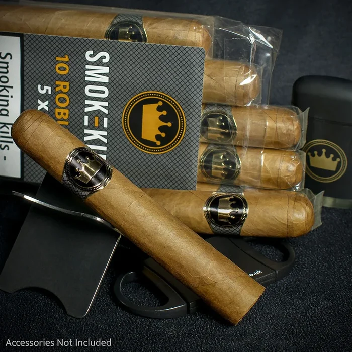Smoke-King New World Nicaraguan Robusto Cigars – Pack of 10