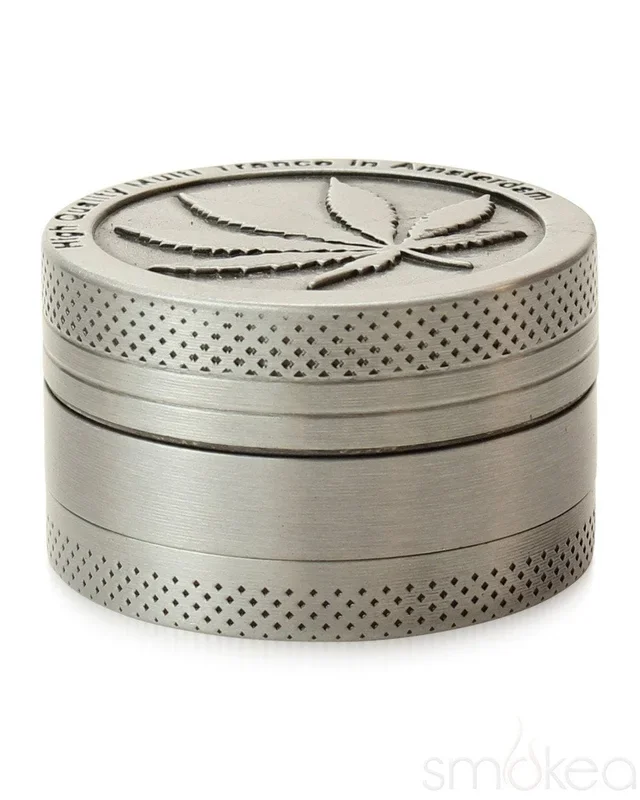 SMOKEA Silver Leaf 1.5″ 3pc Grinder