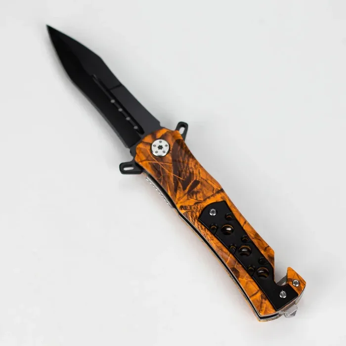 Snake Eye – 8″ Outdoor Rescue Hunting Knife – Ember