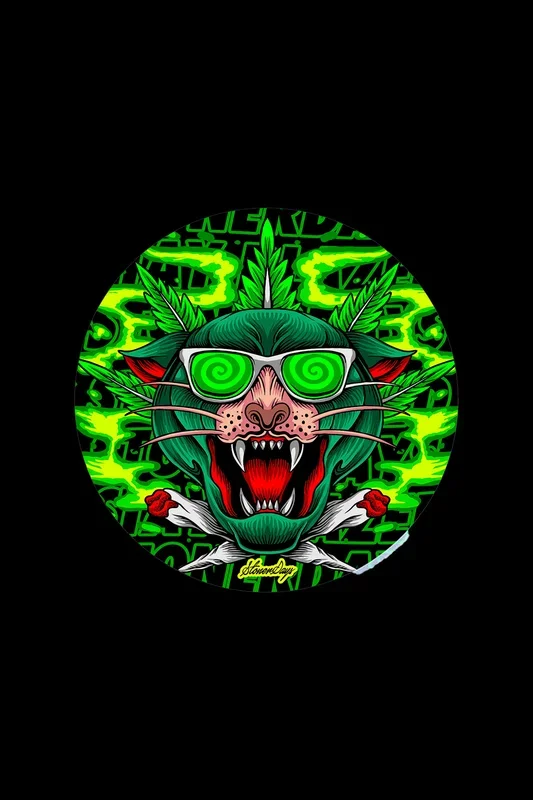 StonerDays Greenz Panther Dab Mat
