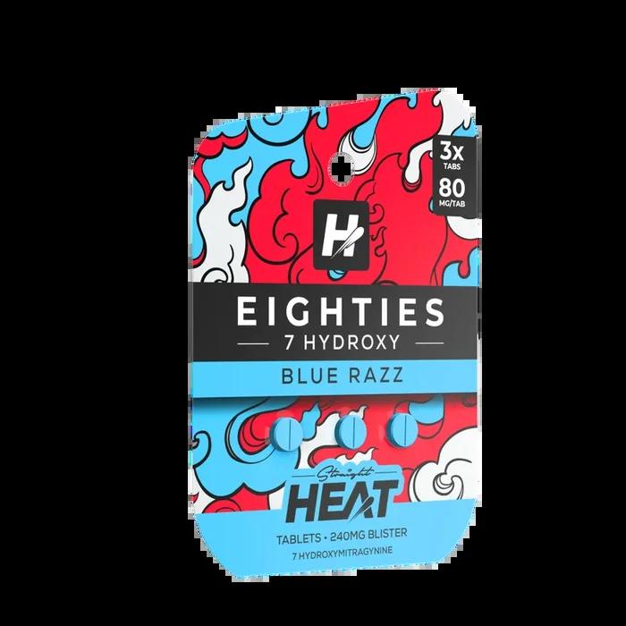 Straight Heat 7Hydroxy Eighties Tabs 80mg 3ct (SINGLE)