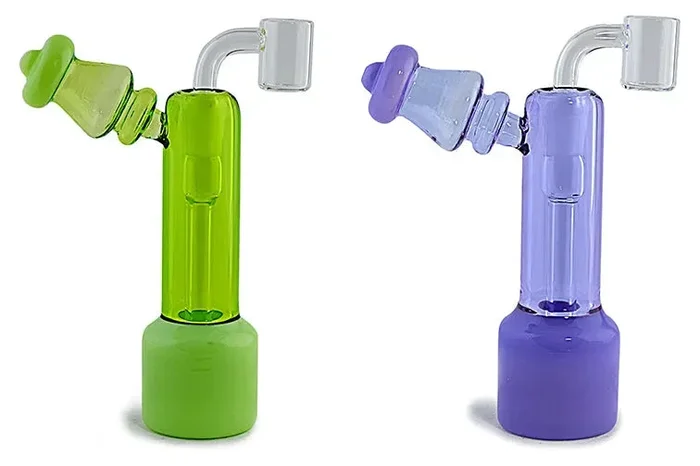 Straight Tube Milky Glass Rig Kit
