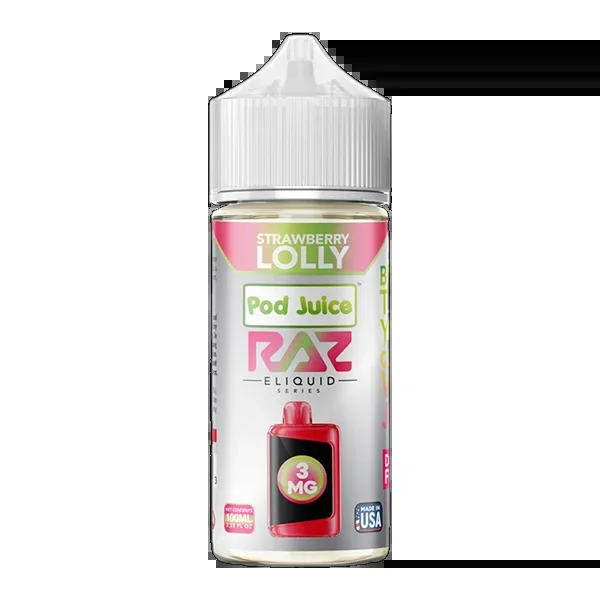 Strawberry Lolly RAZ X POD JUICE 100ml