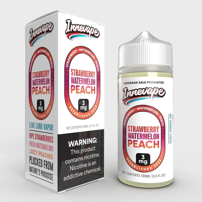 Strawberry Watermelon Peach – Innevape E-Liquids – 100mL