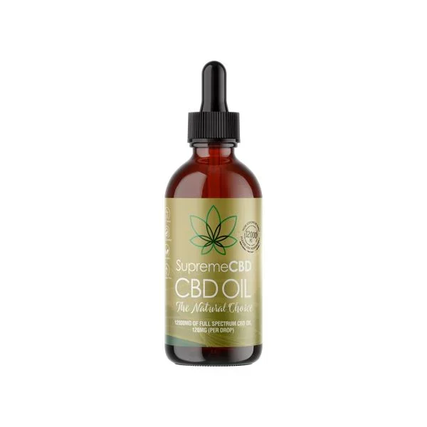 Supreme CBD 12000mg Full Spectrum CBD Tincture Oil – 100ml