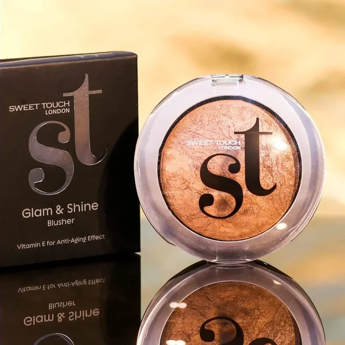 SWEET TOUCH GLAM AND SHINE BLUSHER GOLD PC