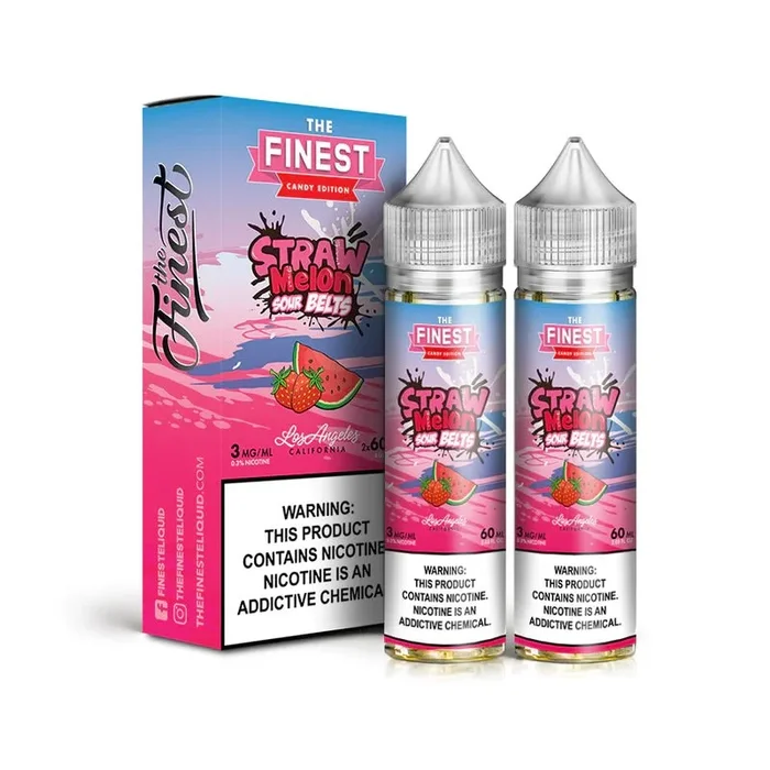 THE FINEST E-LIQUID STRAW MELON SOUR – 120ML