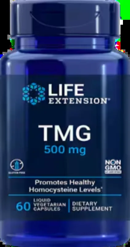 TMG 500 mg 60 liquid Vegetarian Capsules