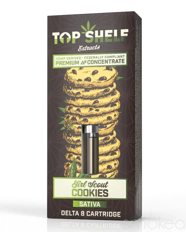 Top Shelf Hemp Delta 8 Vape Cartridge – Cookies