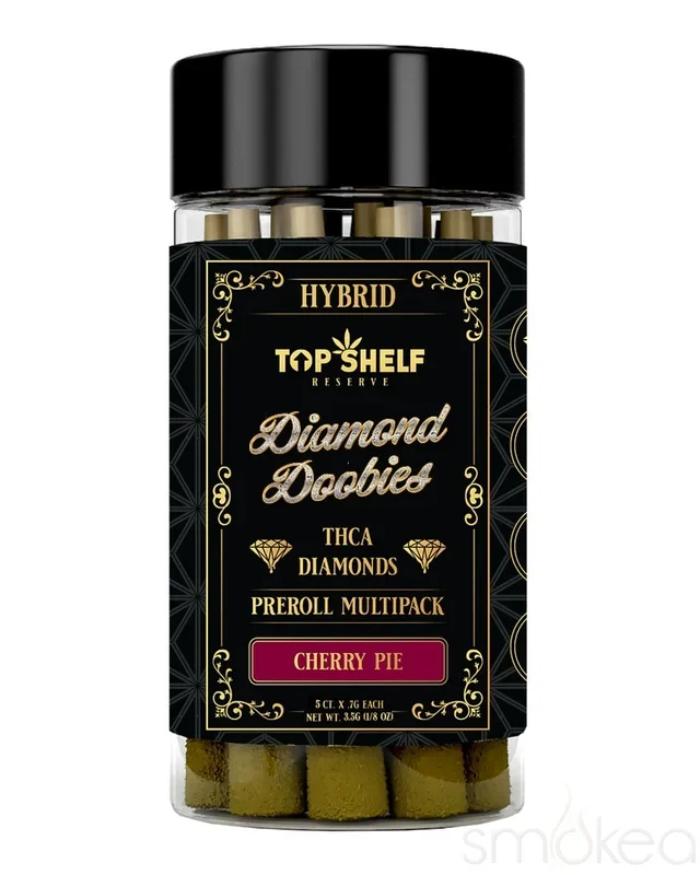 Top Shelf Hemp THCA Diamond Doobies Pre-Rolls – Cherry Pie