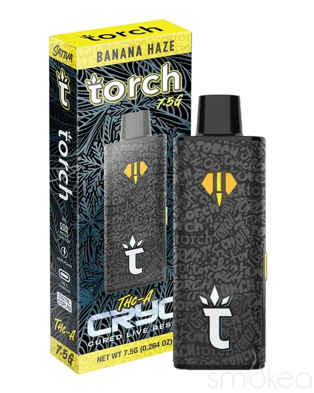 Torch 7.5g Cryo THCA Cured Live Resin Vape – Banana Haze