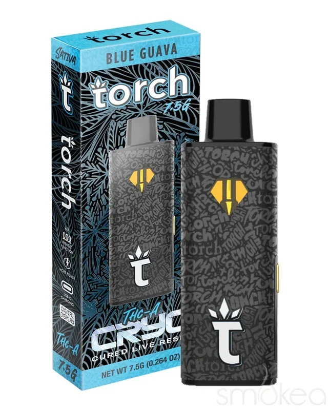 Torch 7.5g Cryo THCA Cured Live Resin Vape – Blue Guava