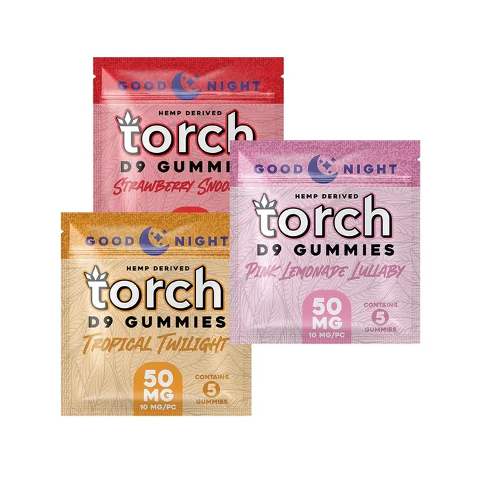 TORCH Good Night D9 Gummies 50MG – 5 Count