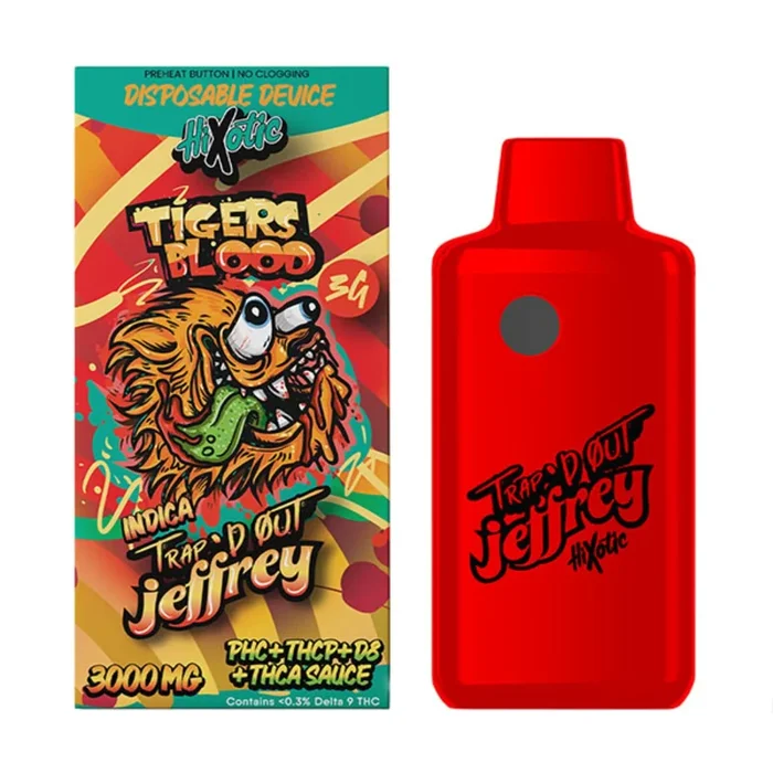 Trapd Out Jeffrey THC-A Vaporizer – 3000mg