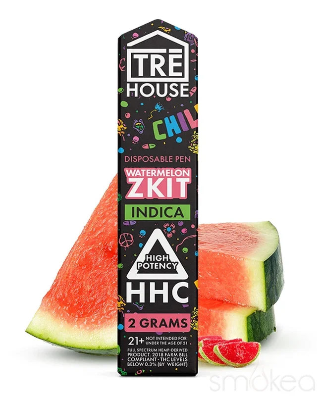 TRĒ House 2g HHC Vape – Watermelon Zkit
