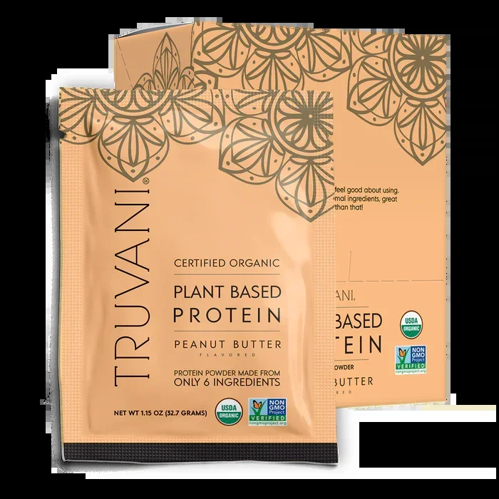 Truvani Peanut Butter Protein Powder – 10ct Box