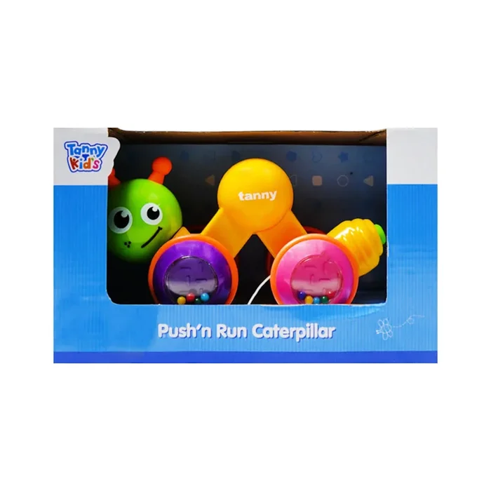 TY9069 TANNY KIDS PUSH N RUN CATERPILLAR ID