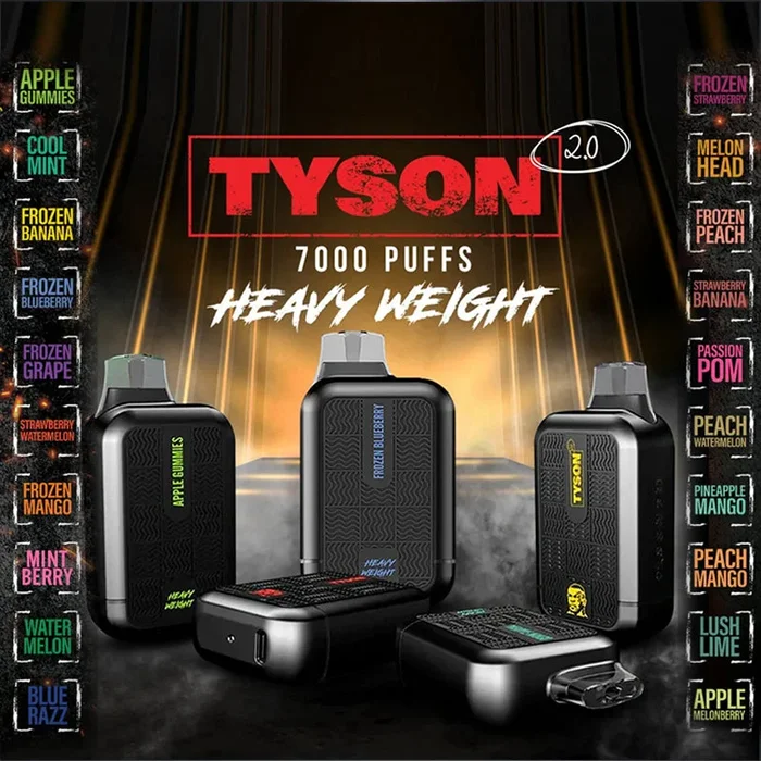 TYSON 2.0 HEAVY WEIGHT DISPOSABLE VAPE ( 7000 PUFFS)