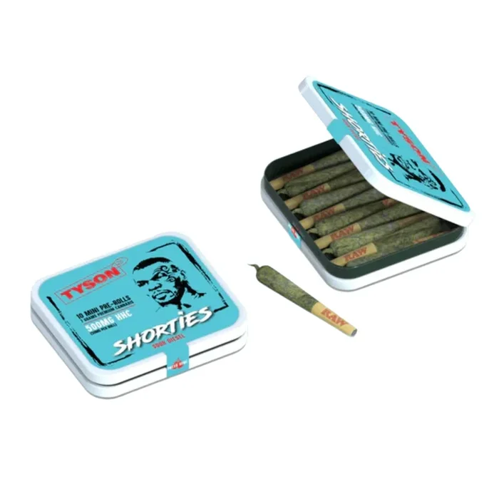 Tyson HHC Sour Diesel Pre-Roll Shorties – 10ct