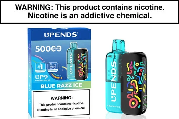 UPENDS UP9 50K DISPOSABLE VAPE KIT – 50,000 PUFFS