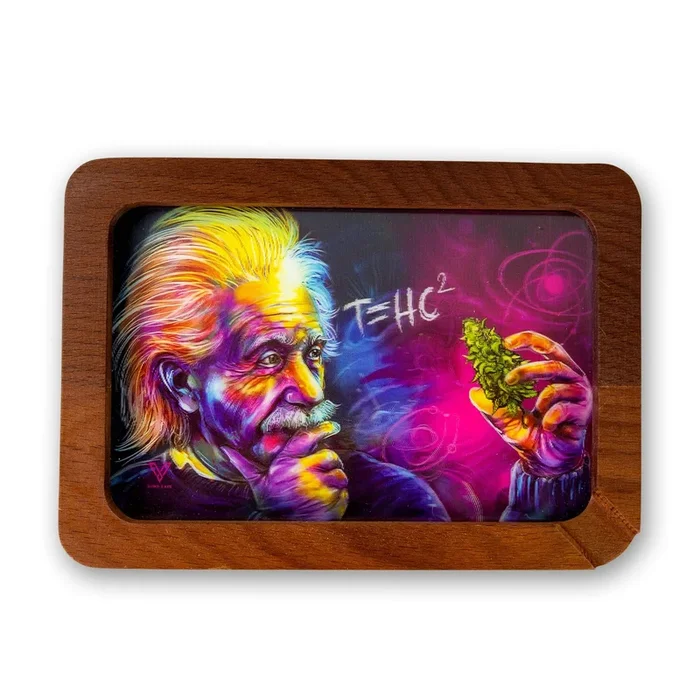V Syndicate Small High Def Wooden Rolling Tray – 7.5in